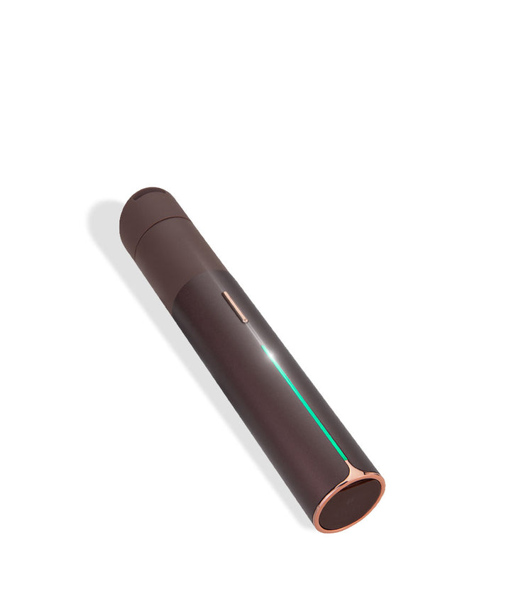 laying down Puffco Pivot Limited Edition Mocha Mobile Vaporizer on white background