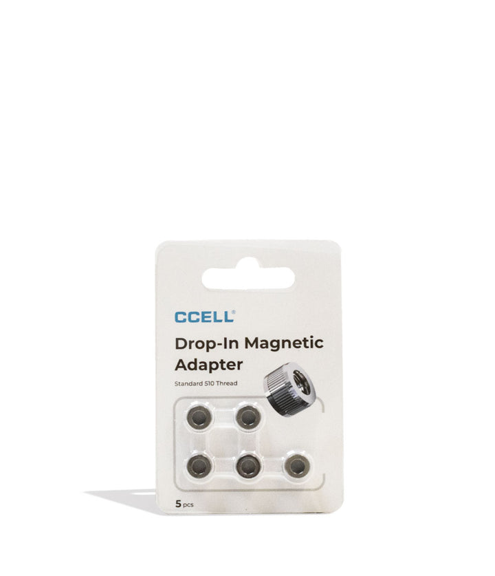 Exxus Vape CCELL Drop In Magnetic Adapter 5pk Packaging Front view on white background