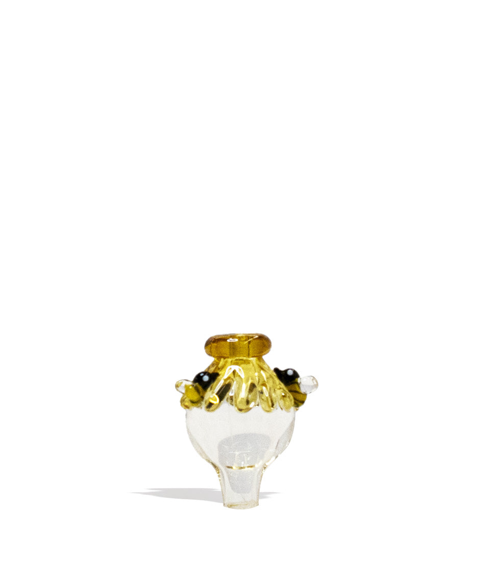 Bee Hive Carb cap Empire Glassworks Puffco Peak Glass Attachment on white background