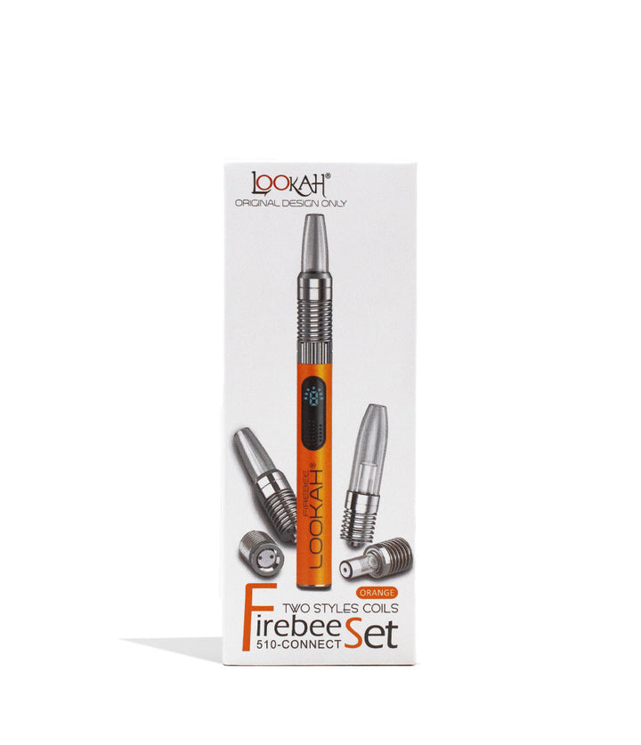 Orange Lookah Firebee 510 Vape Kit Packaging Front View on White Background