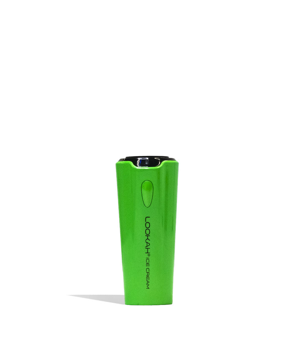 Green Lookah Ice Cream Dry Herb Vaporizer Base Front View on White Background