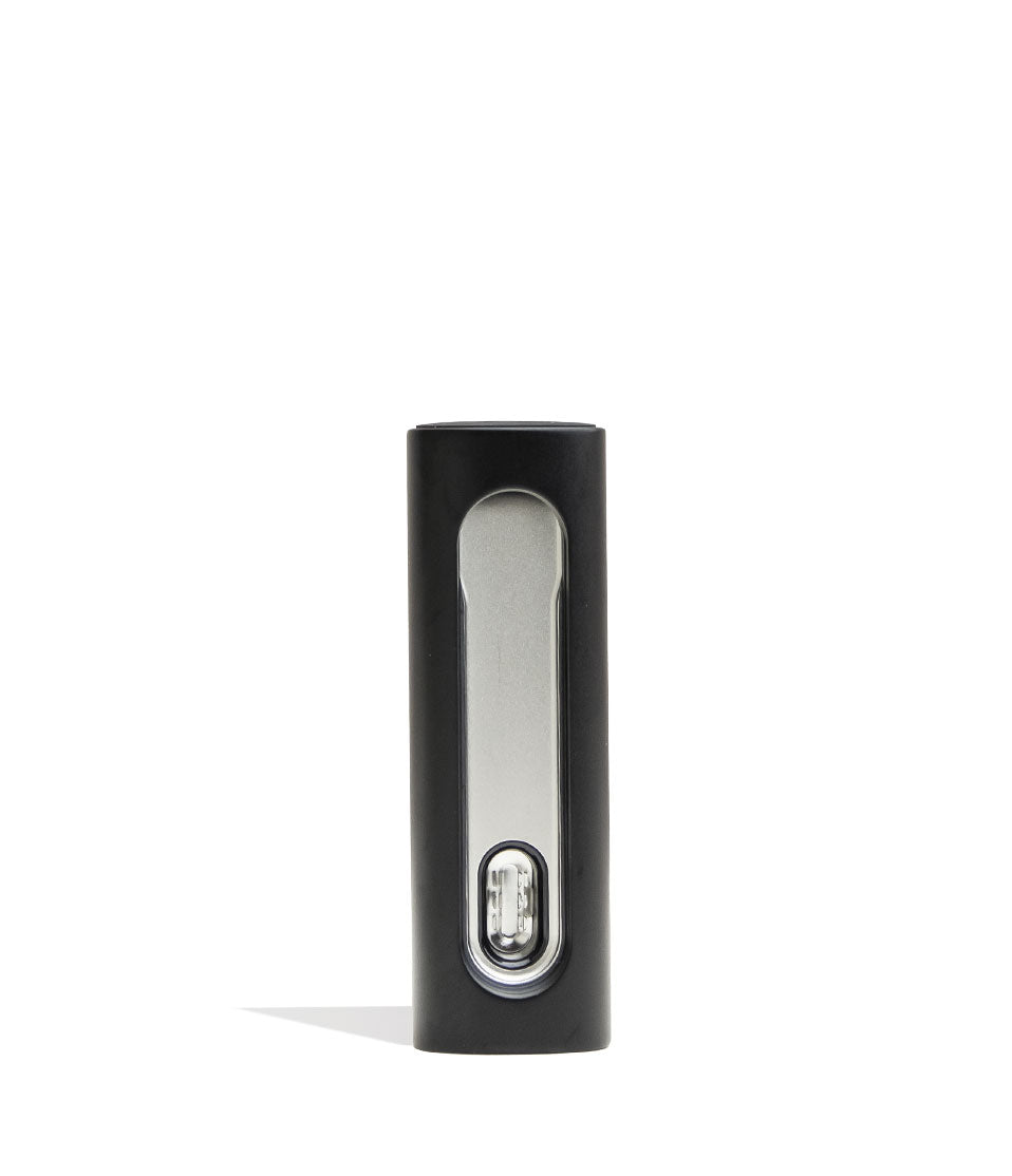 PAX Flow Dry Herb Vaporizer Onyx Back Open View on White Background