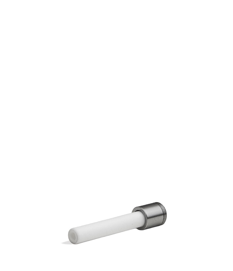 Ceramic side view Wulf Glass Screw On Nectar Tips on white background