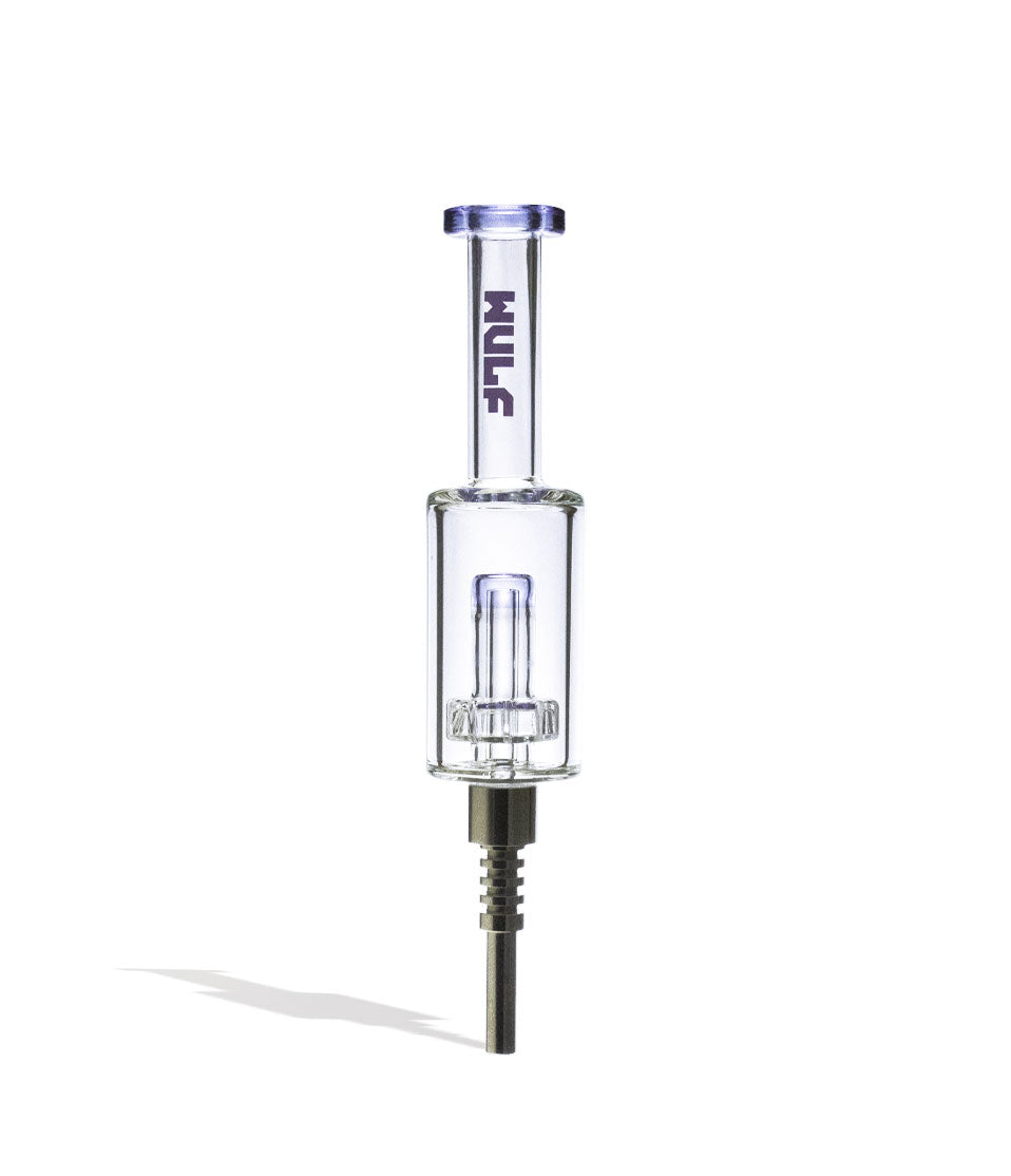 Purple Wulf Mods Nova Water Filtered Nectar Collector Front View on White Background