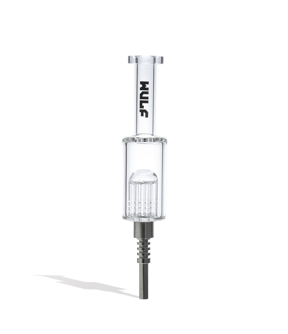 Clear Wulf Mods Timber Water Filtered Nectar Collector Front View on White Background