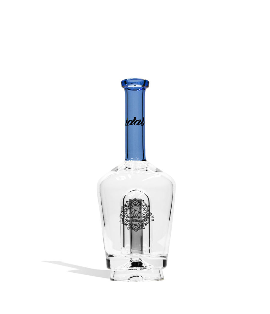 Dark Blue iDab Puffco Peak Transparent Glass Attachment Front View on White Background