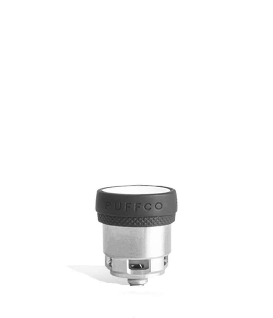 Front view Puffco Peak Atomizer on white studio background